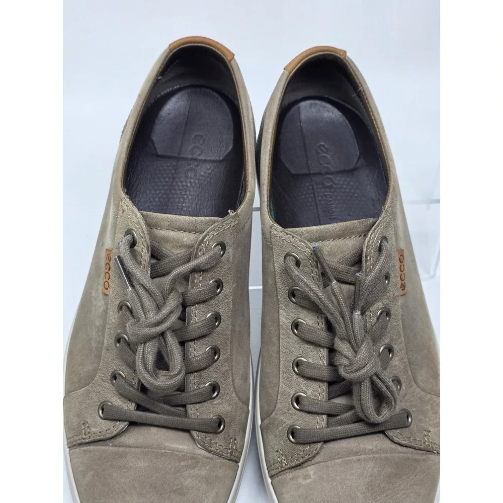 Ecco Mens Soft Vii Navajo Brown Lace-Up Sneakers Z2186 Size EU 43 US 9 Pre-owned